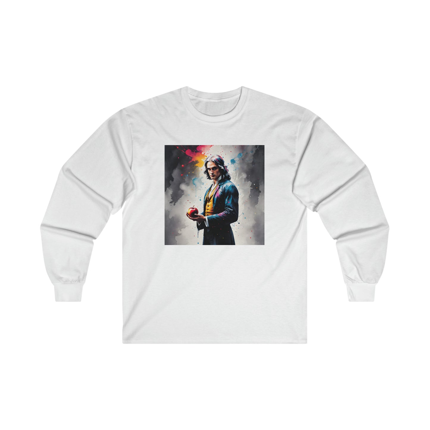 "The law of Newton" Single Print Ultra Cotton Long Sleeve Tee