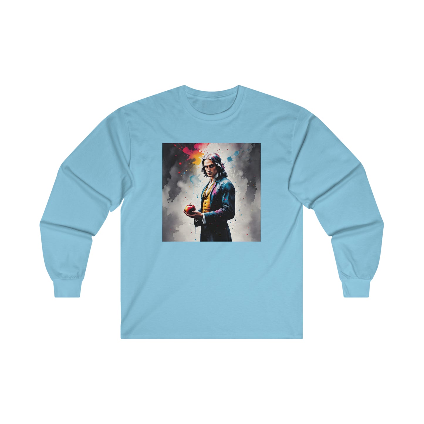 "The law of Newton" Single Print Ultra Cotton Long Sleeve Tee