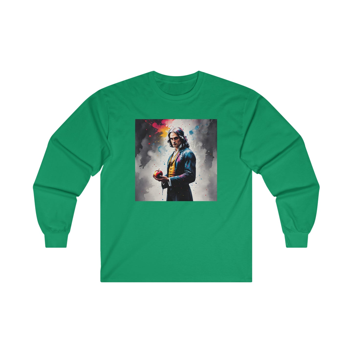 "The law of Newton" Single Print Ultra Cotton Long Sleeve Tee