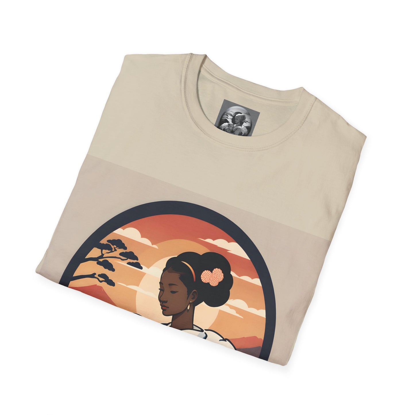 "Princess x Queen" Single Print Unisex Softstyle T-Shirt