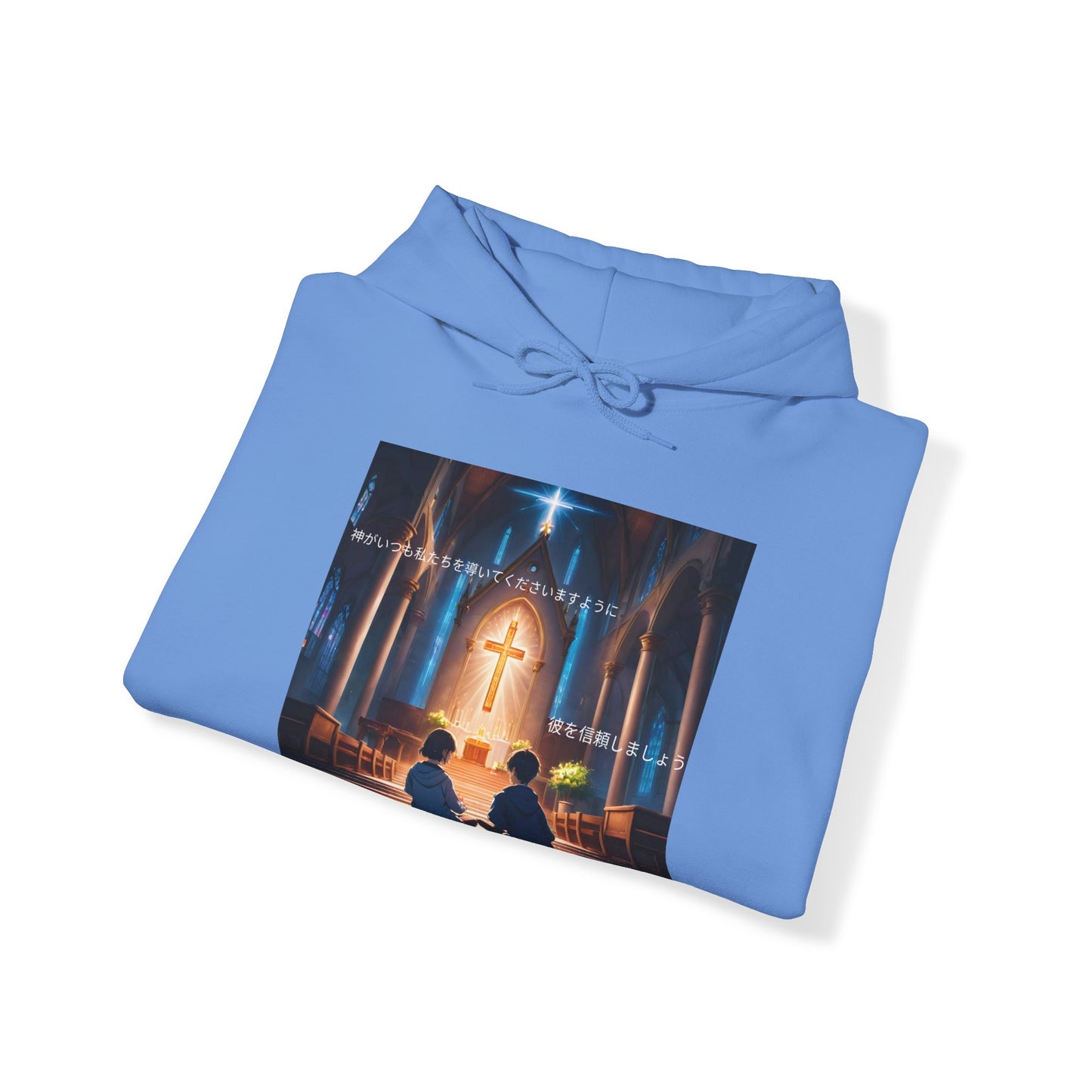"In God we trust" Single Print Unisex Heavy Blend™ Hooded Sweatshirt