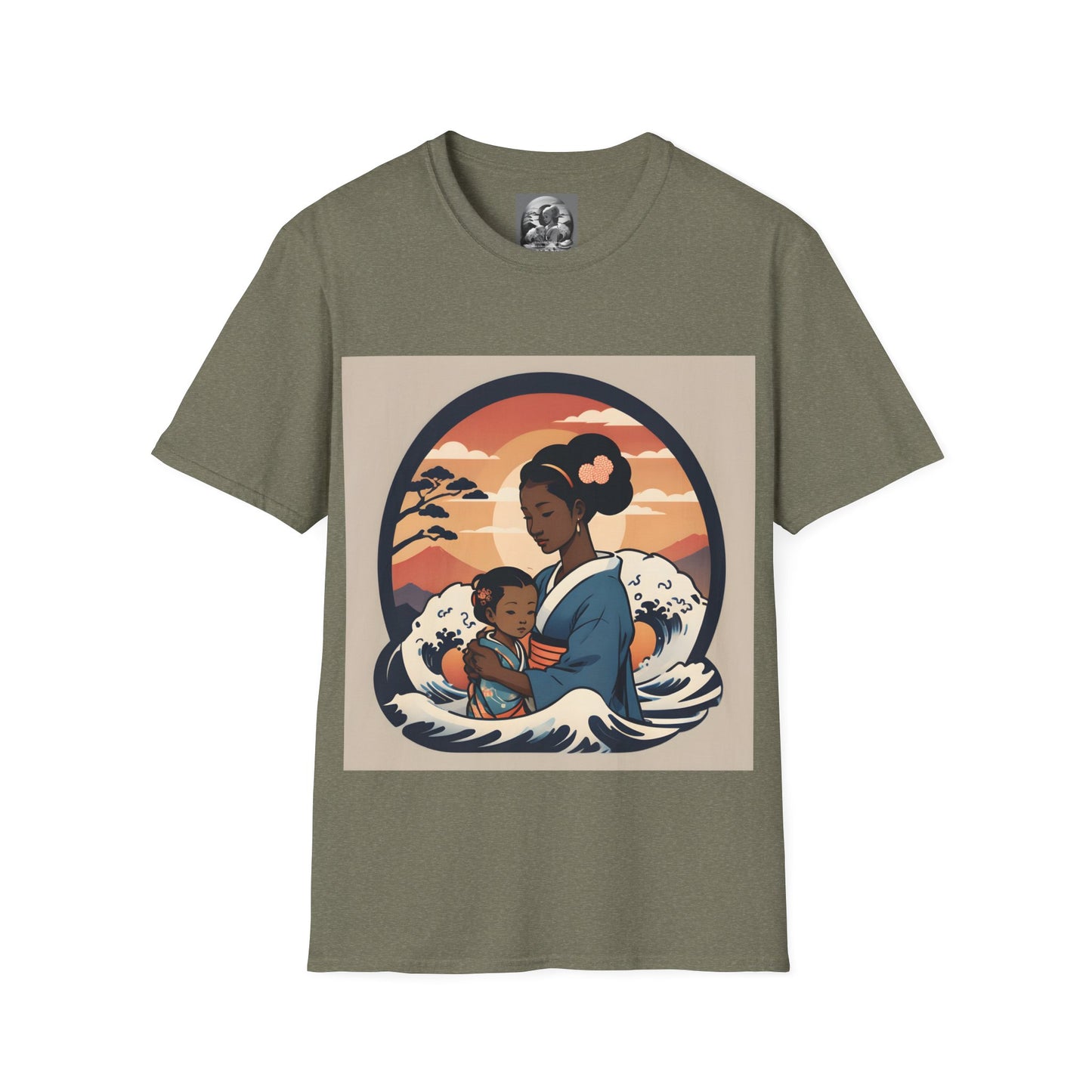 "Princess x Queen" Single Print Unisex Softstyle T-Shirt