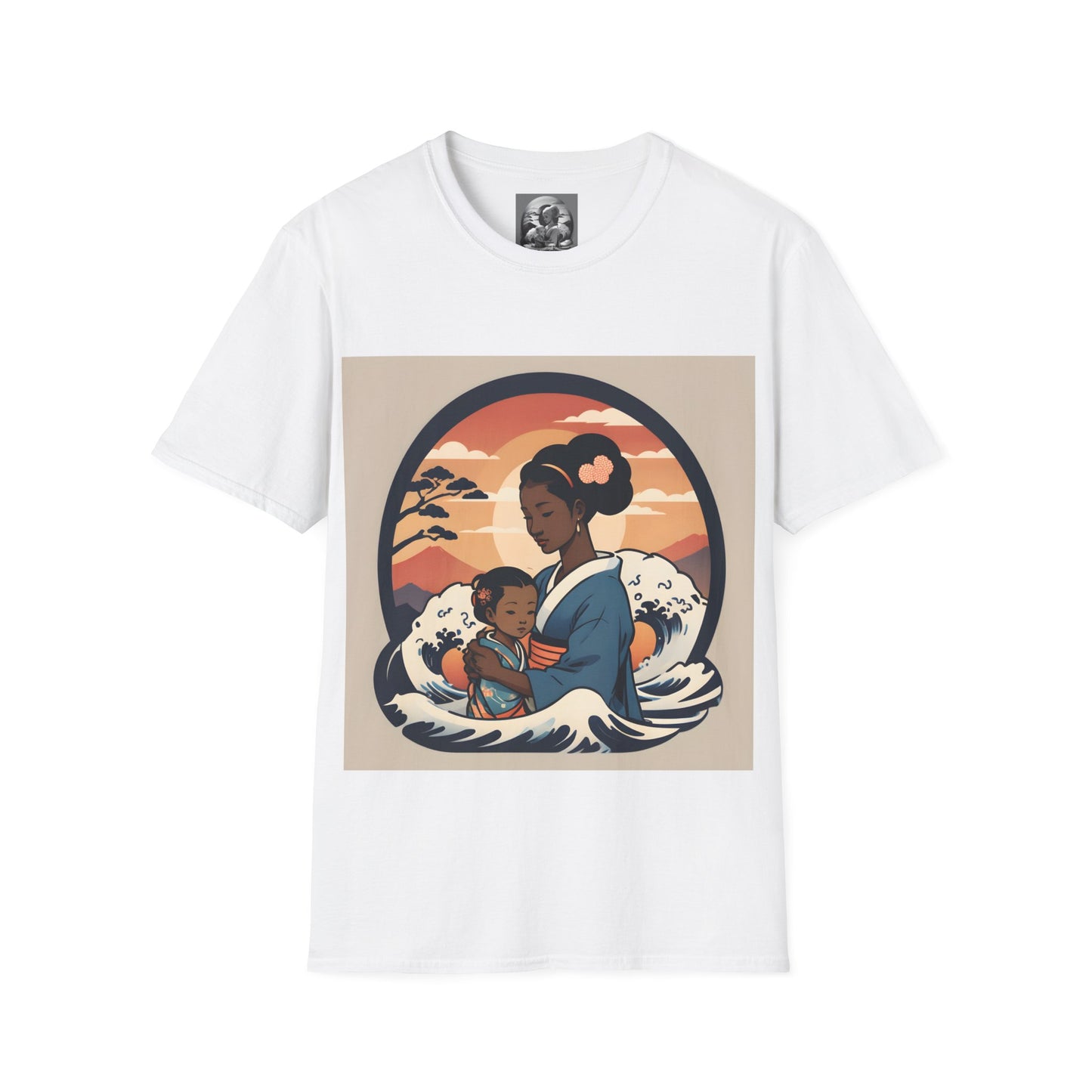 "Princess x Queen" Single Print Unisex Softstyle T-Shirt