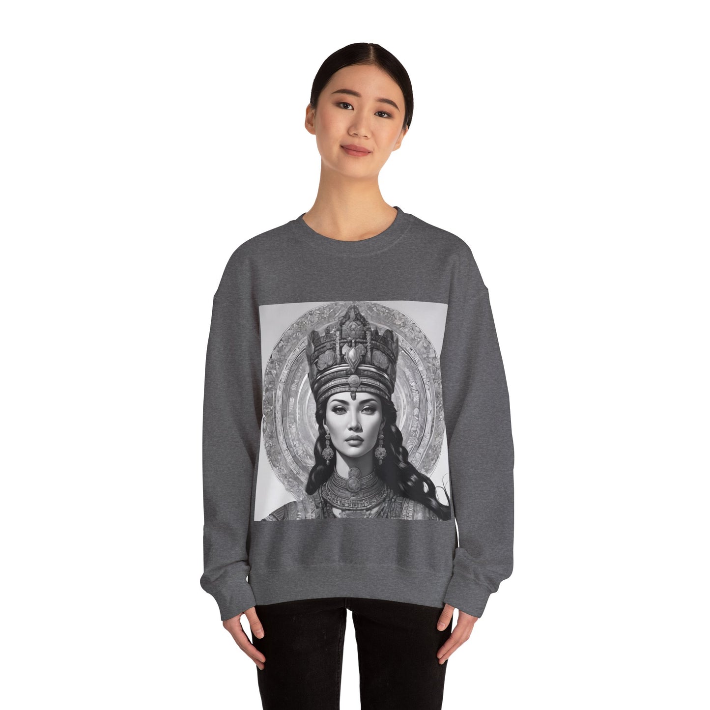 "Queen of Heritage" Unisex Heavy Blend™ Crewneck Sweatshirt