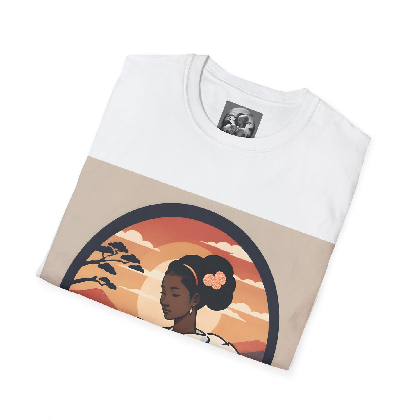 "Princess x Queen" Single Print Unisex Softstyle T-Shirt