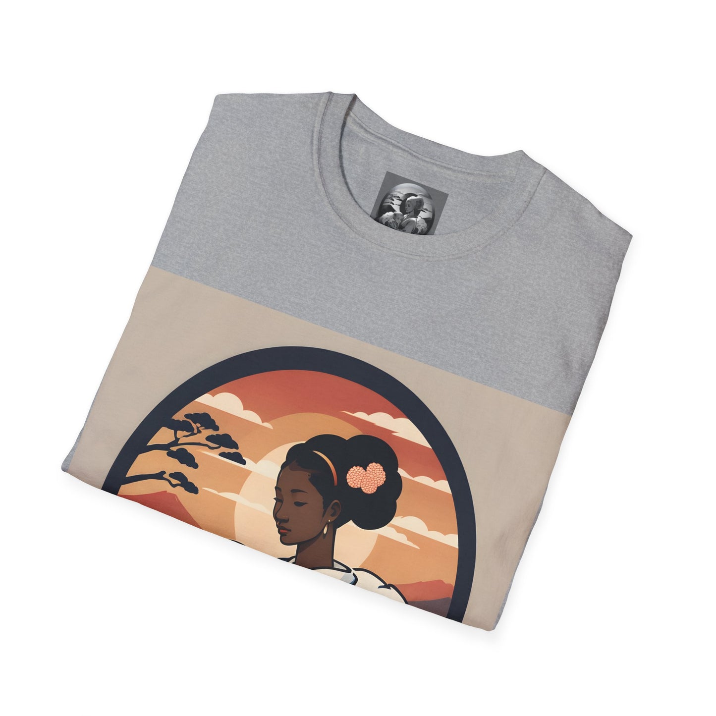 "Princess x Queen" Single Print Unisex Softstyle T-Shirt