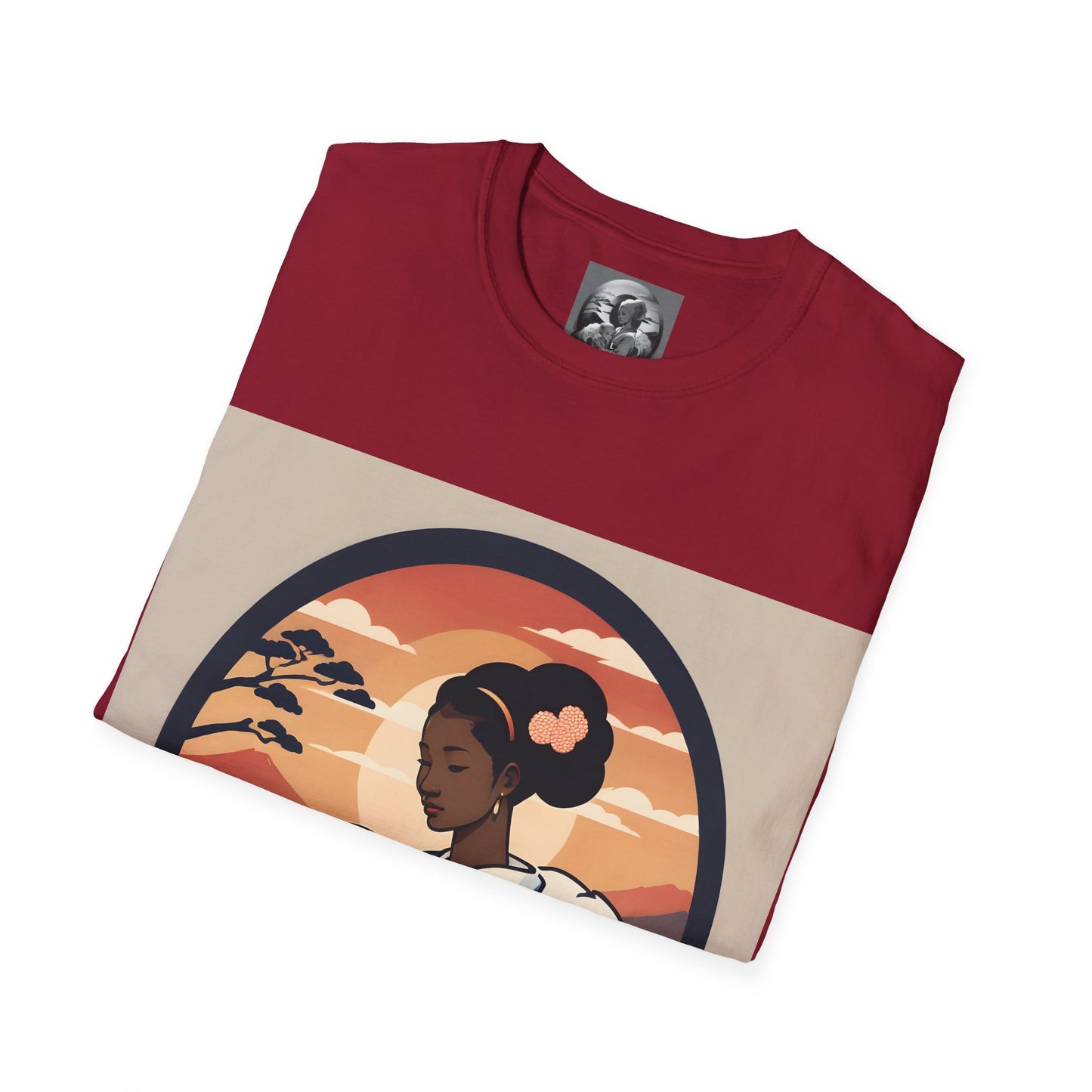 "Princess x Queen" Single Print Unisex Softstyle T-Shirt