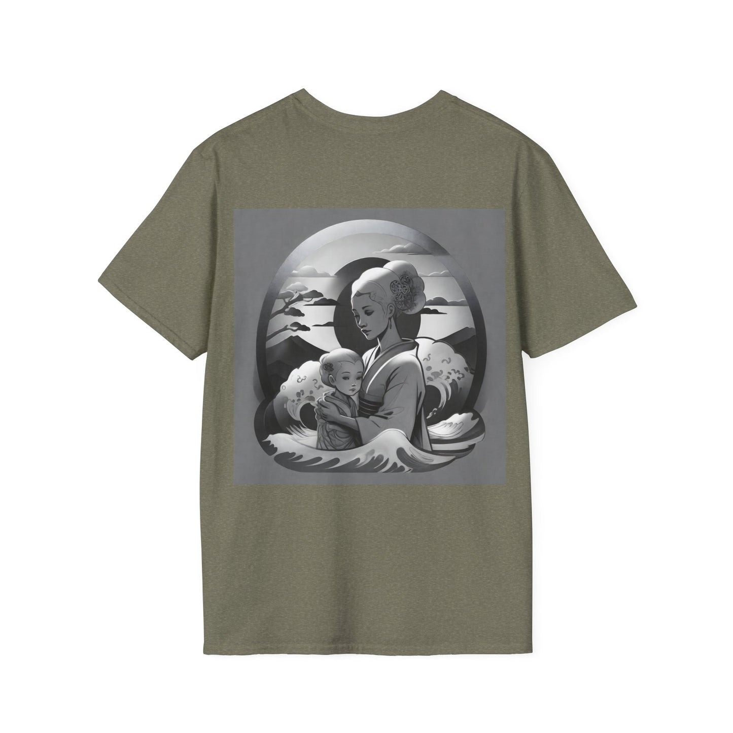 "Princess x Queen" Single Print Unisex Softstyle T-Shirt