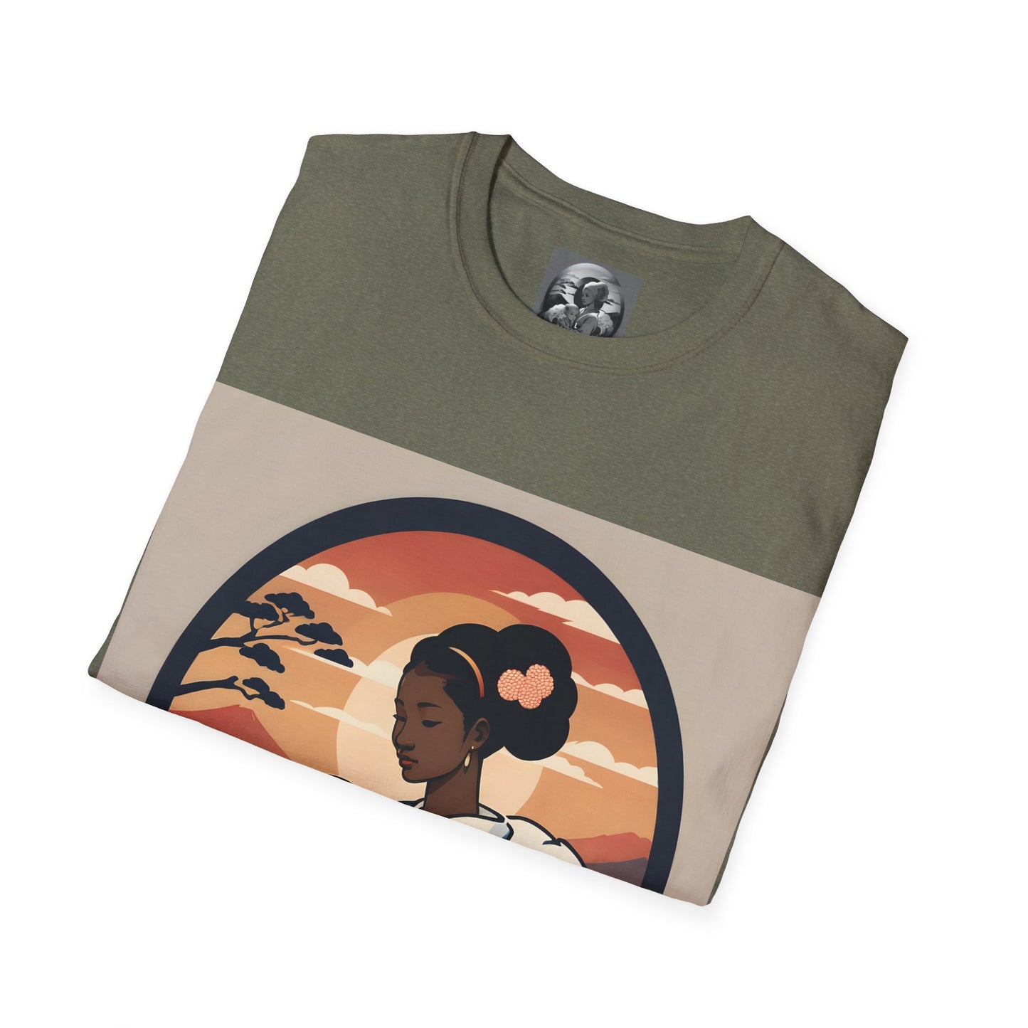 "Princess x Queen" Single Print Unisex Softstyle T-Shirt