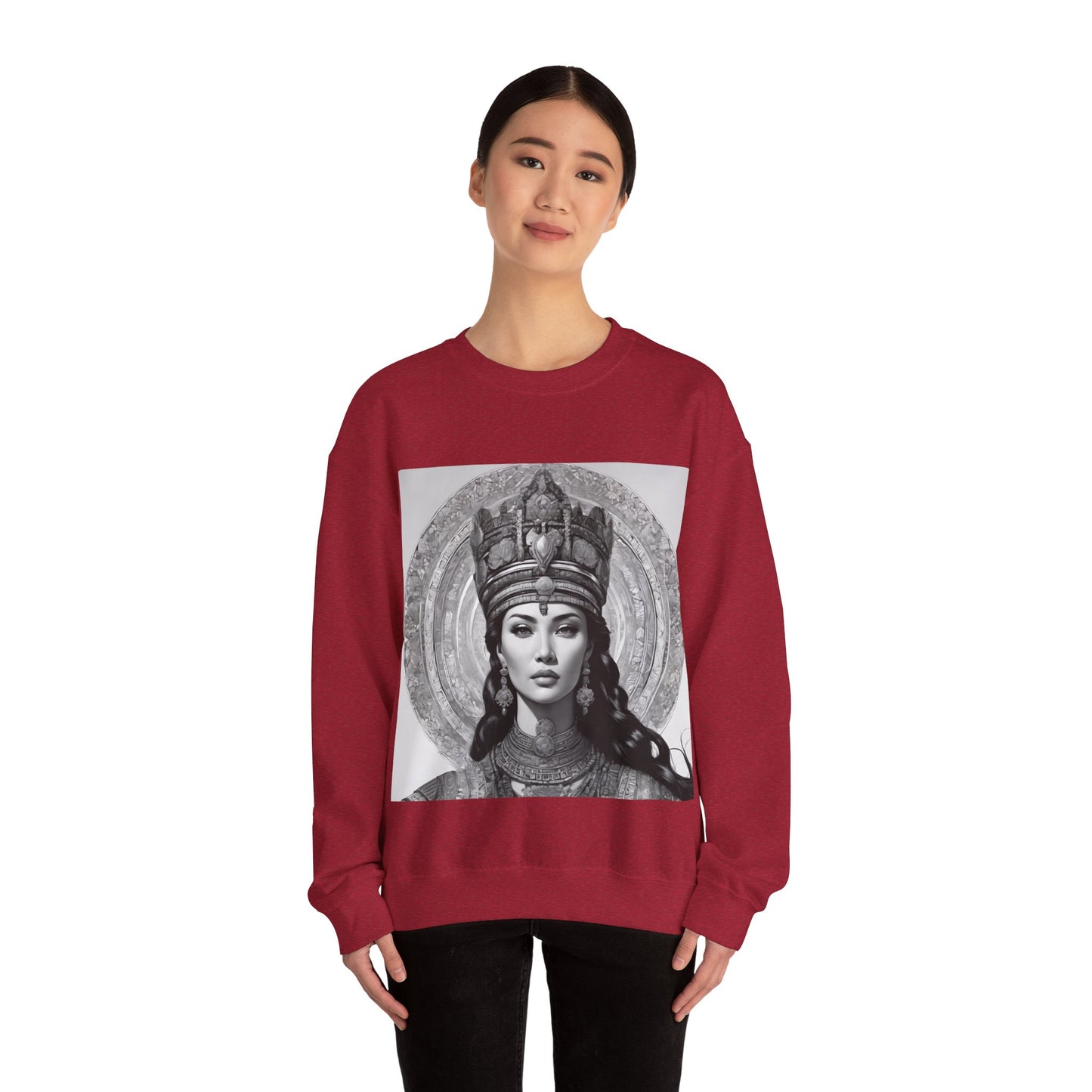 "Queen of Heritage" Unisex Heavy Blend™ Crewneck Sweatshirt