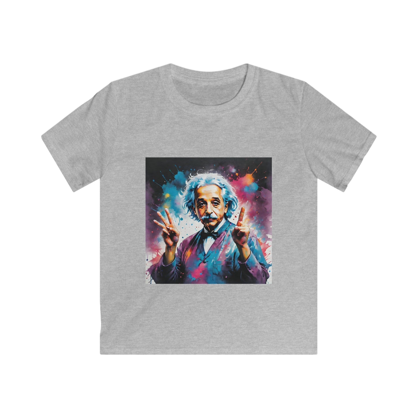 "The theory of everything" Single Print Kids Softstyle Tee