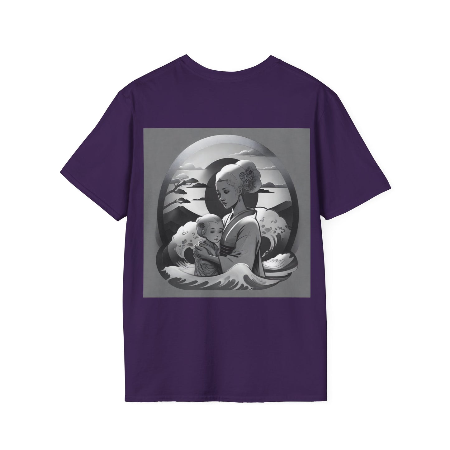 "Princess x Queen" Single Print Unisex Softstyle T-Shirt