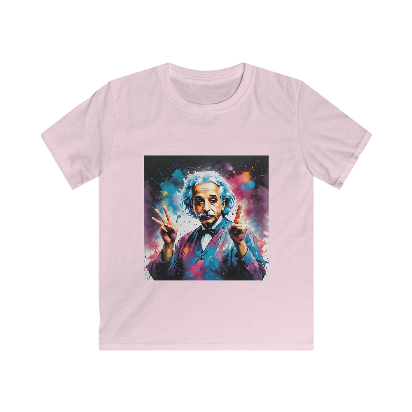 "The theory of everything" Single Print Kids Softstyle Tee