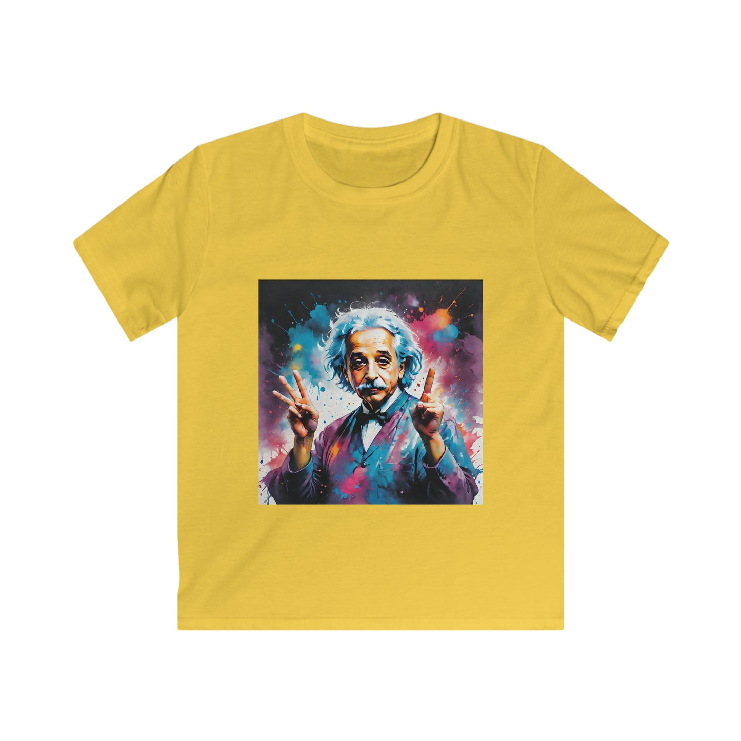"The theory of everything" Single Print Kids Softstyle Tee