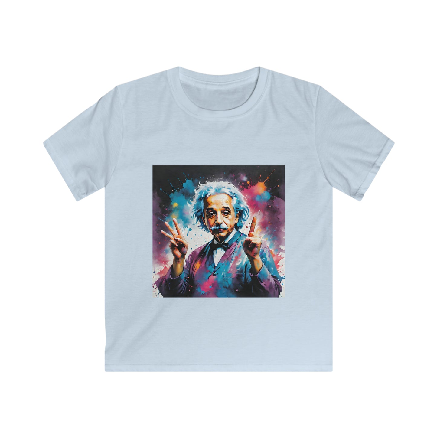 "The theory of everything" Single Print Kids Softstyle Tee