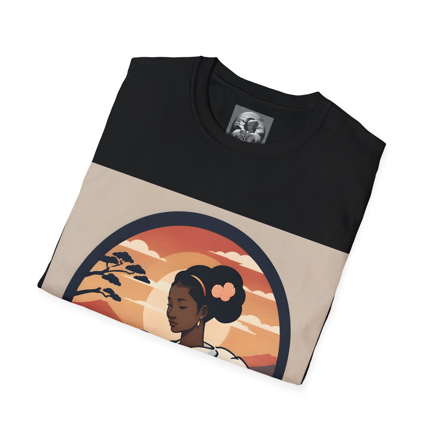 "Princess x Queen" Single Print Unisex Softstyle T-Shirt