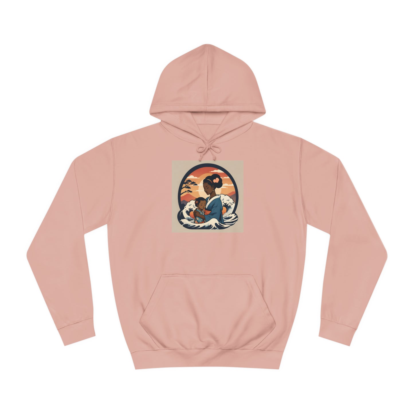 "Princess x Queen" Double Print Unisex College Hoodie