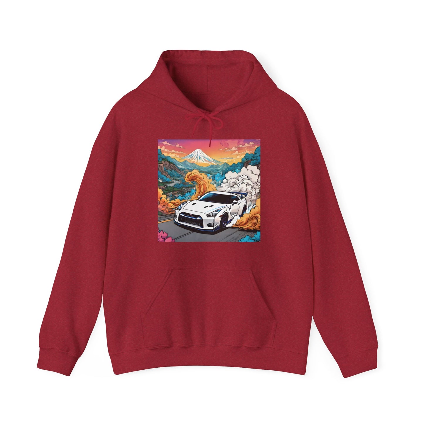 " Go, Go, Go Racing !!!!!!" Single Print Unisex Heavy Blend™ Hooded Sweatshirt