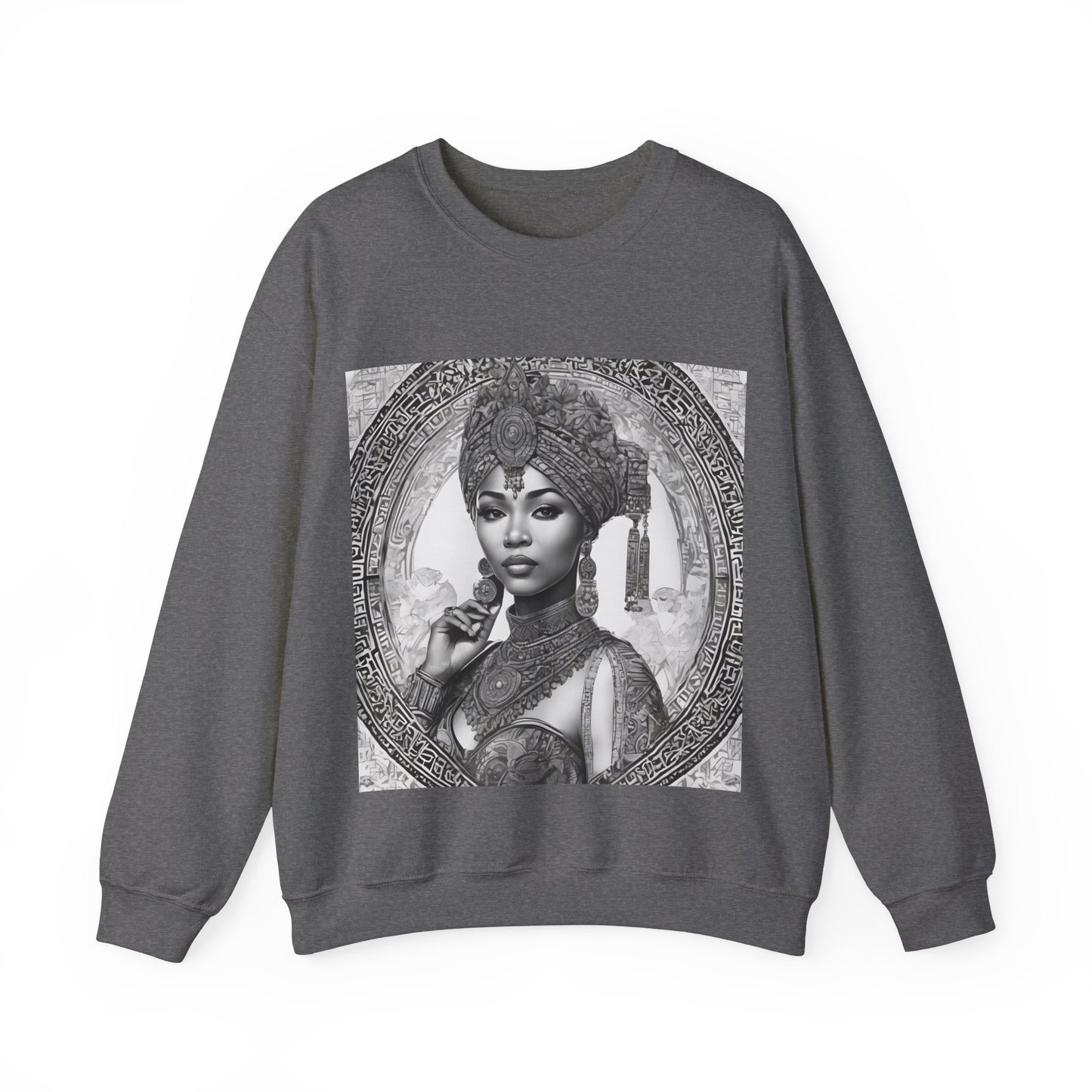 "Queen of Heritage" Unisex Heavy Blend™ Crewneck Sweatshirt