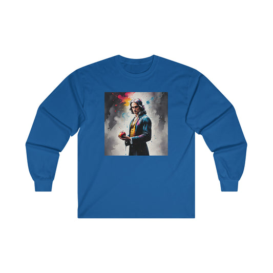 "The law of Newton" Single Print Ultra Cotton Long Sleeve Tee