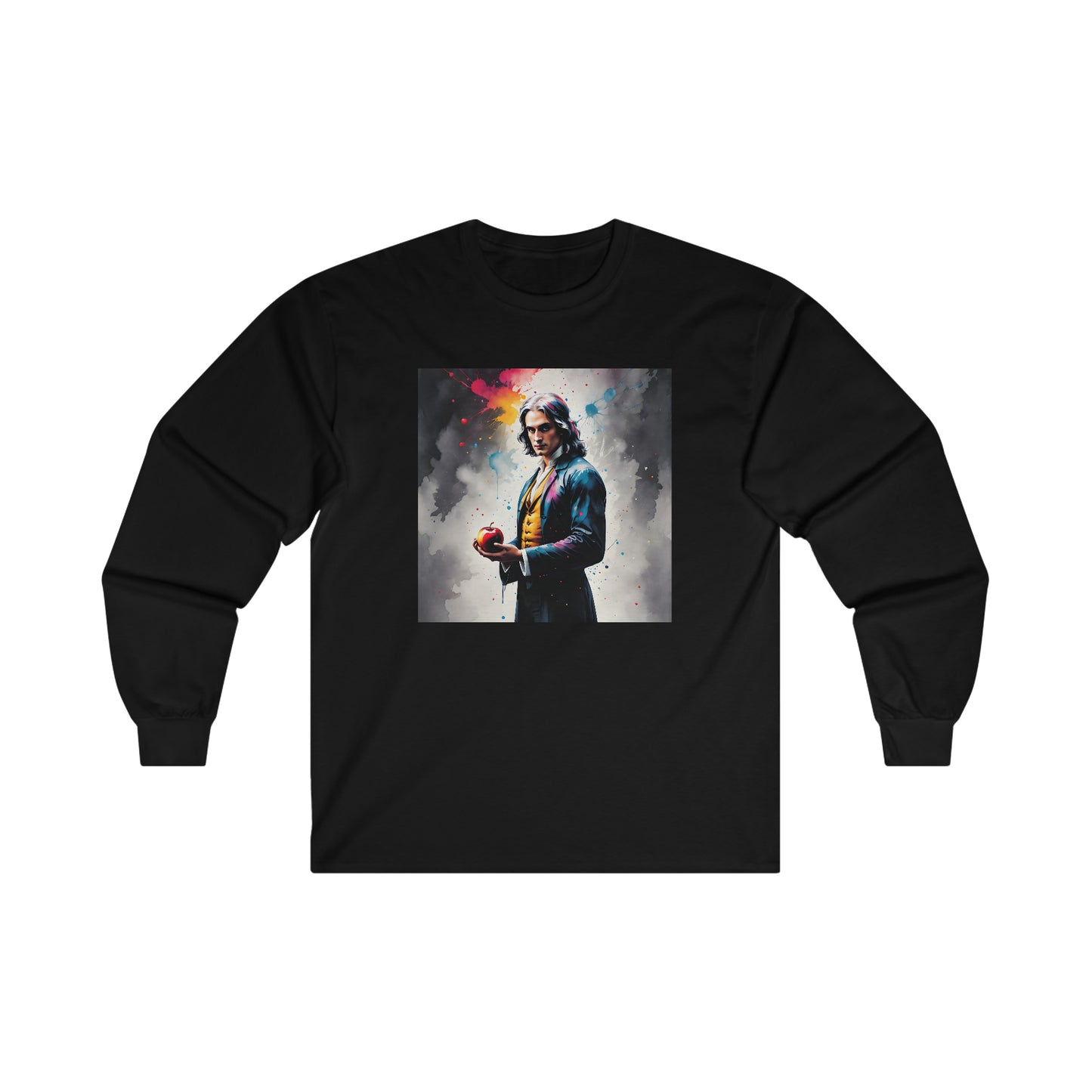 "The law of Newton" Single Print Ultra Cotton Long Sleeve Tee