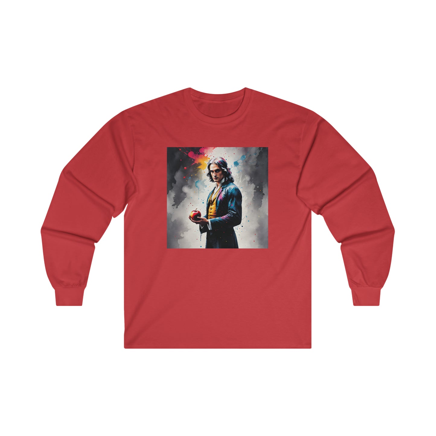 "The law of Newton" Single Print Ultra Cotton Long Sleeve Tee