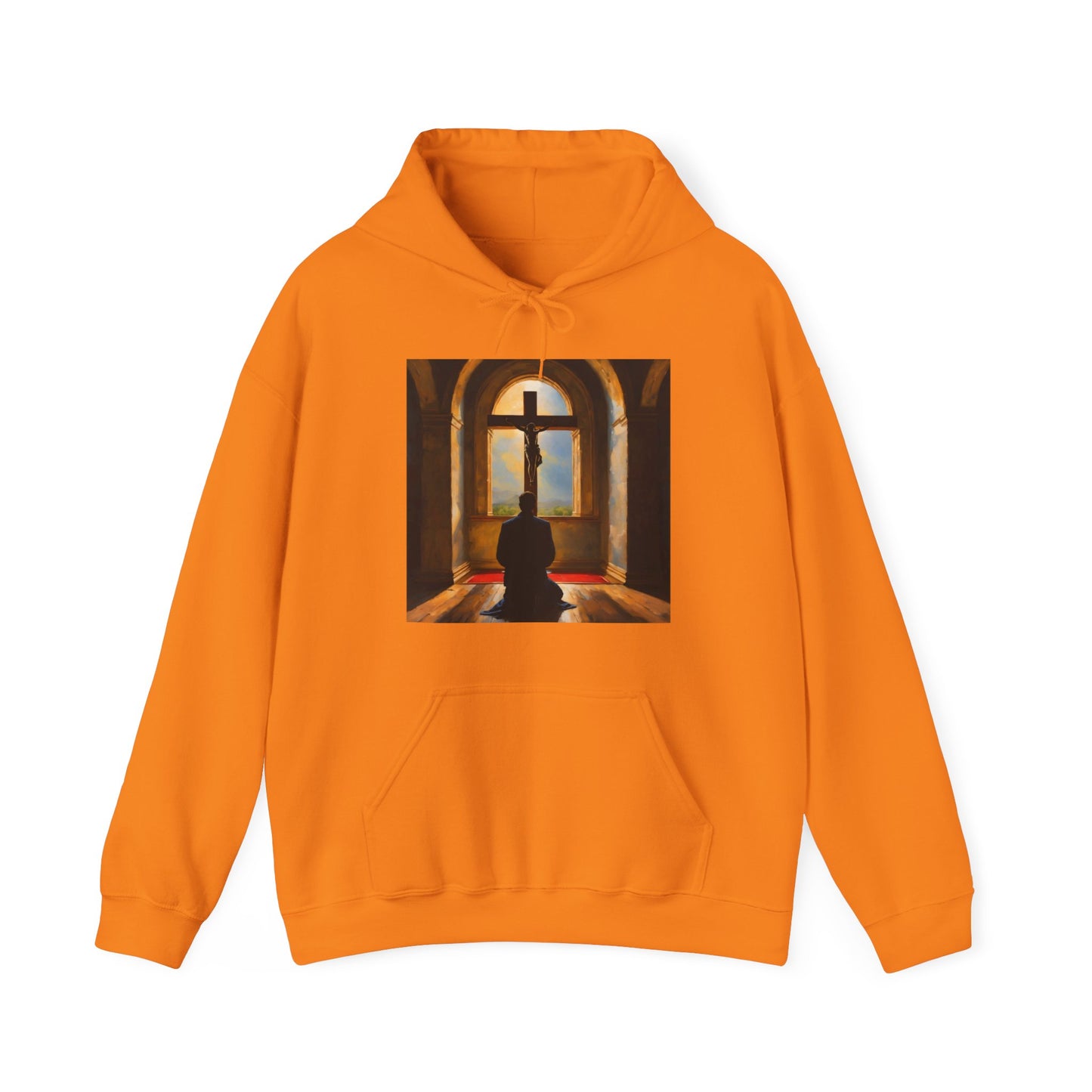 "In God we trust" Single Print Unisex Heavy Blend™ Hooded Sweatshirt