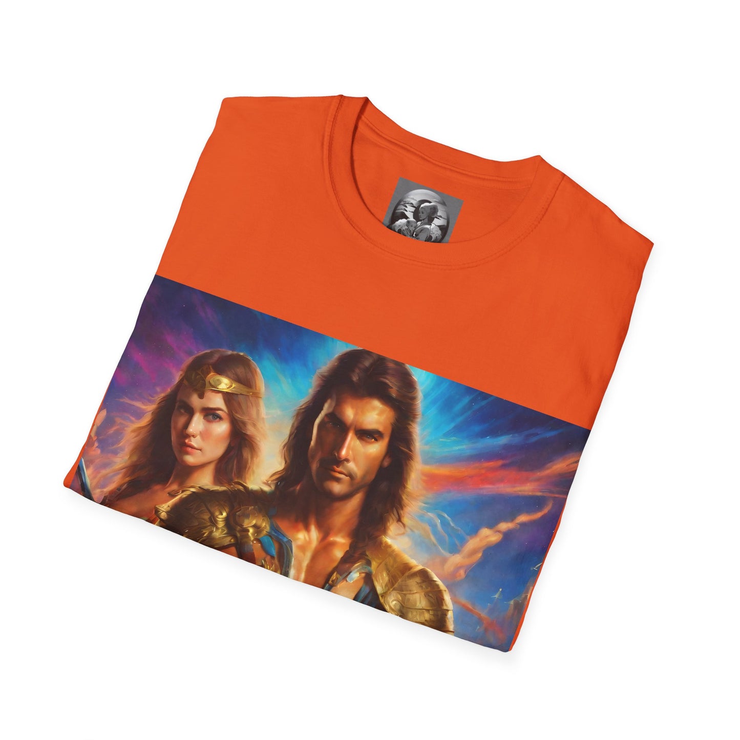 "80s medieval fantasy" Single Print Unisex Softstyle T-Shirt