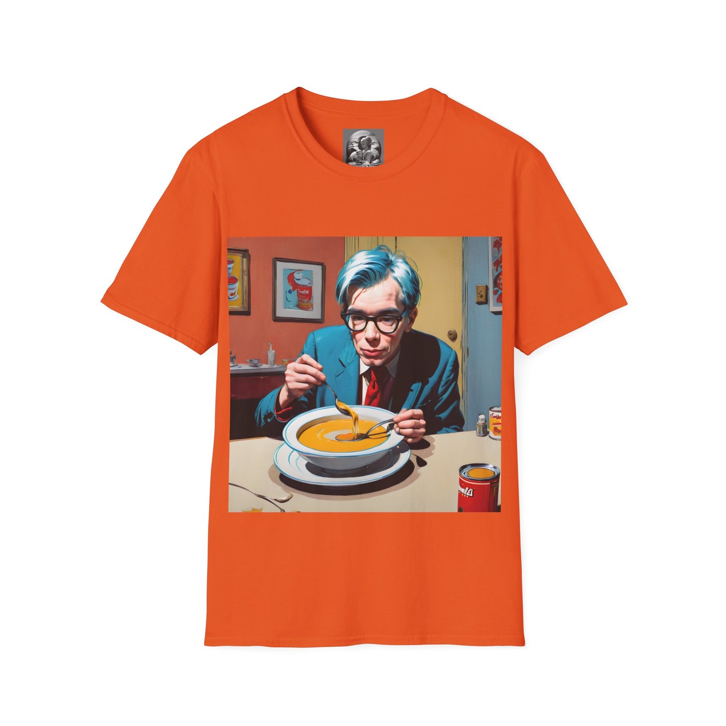 "Warhol: the abstract legend" Single Print Unisex Softstyle T-Shirt