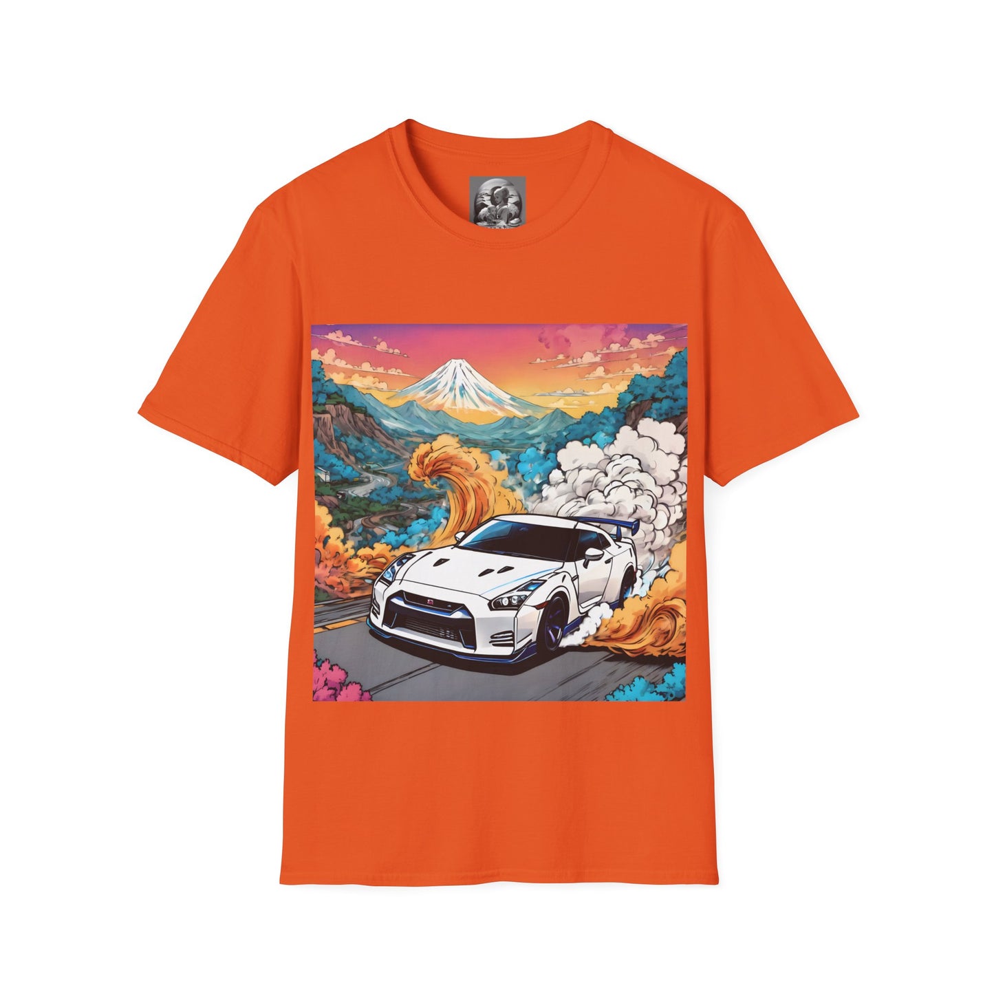 " Go, Go, Go Racing !!!!!!" Double Print Unisex Softstyle T-Shirt