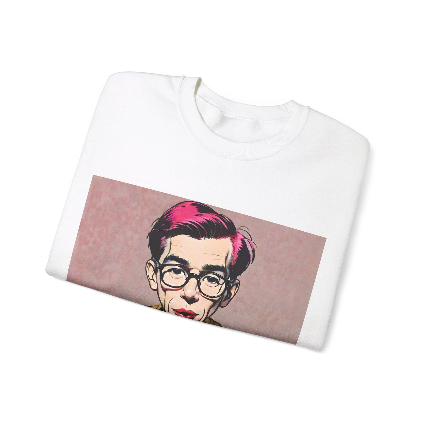 "Warhol: the abstract legend" Single Print Unisex Heavy Blend™ Crewneck Sweatshirt