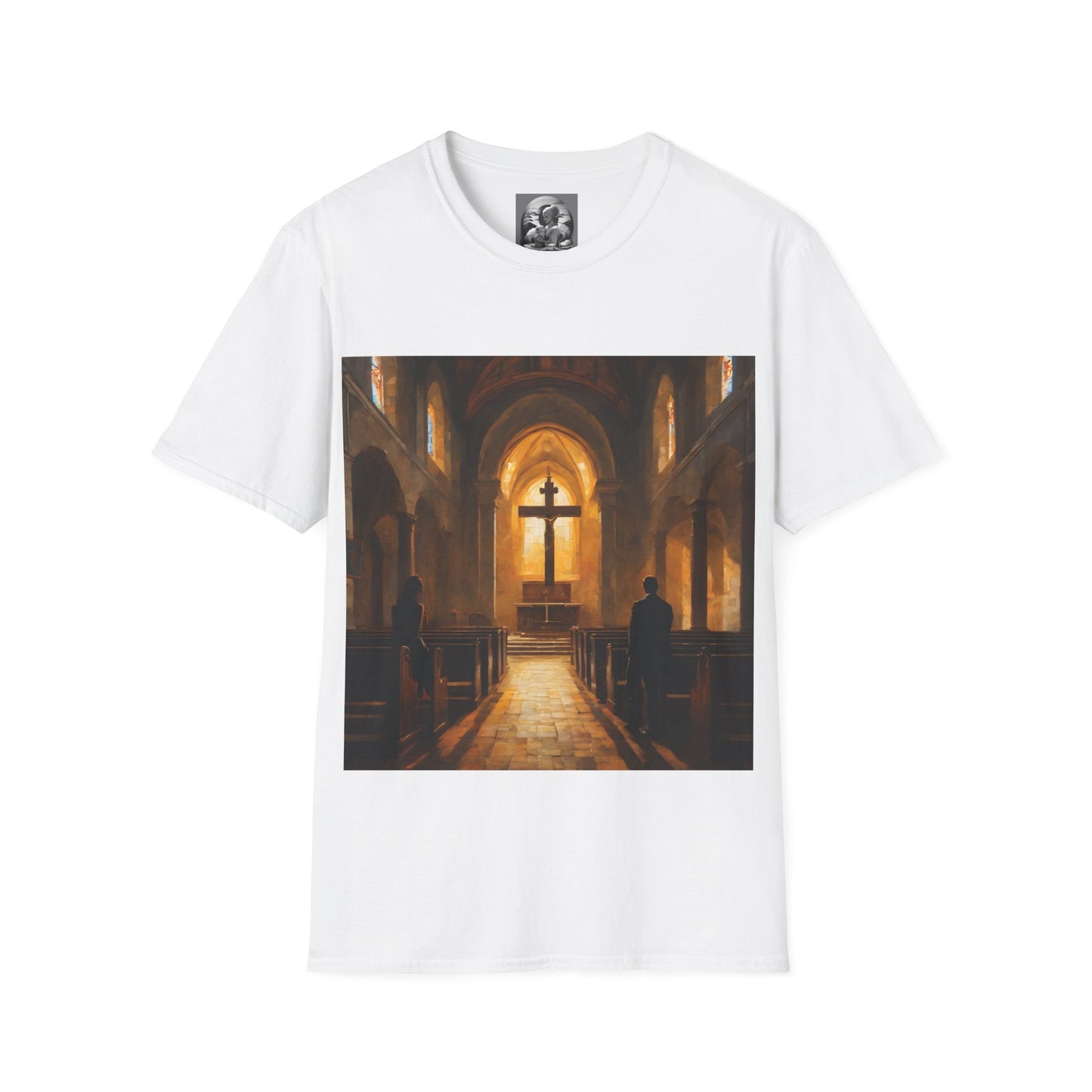 "In God we trust" Single Print Unisex Softstyle T-Shirt