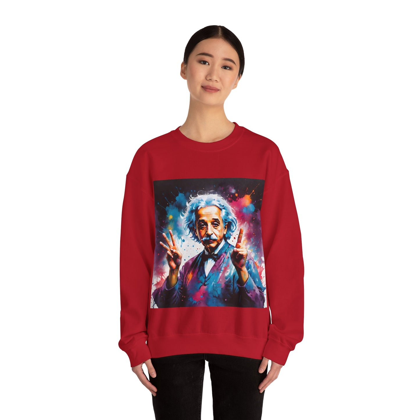 "The theory of everything" Single Print Unisex Heavy Blend™ Crewneck Sweatshirt