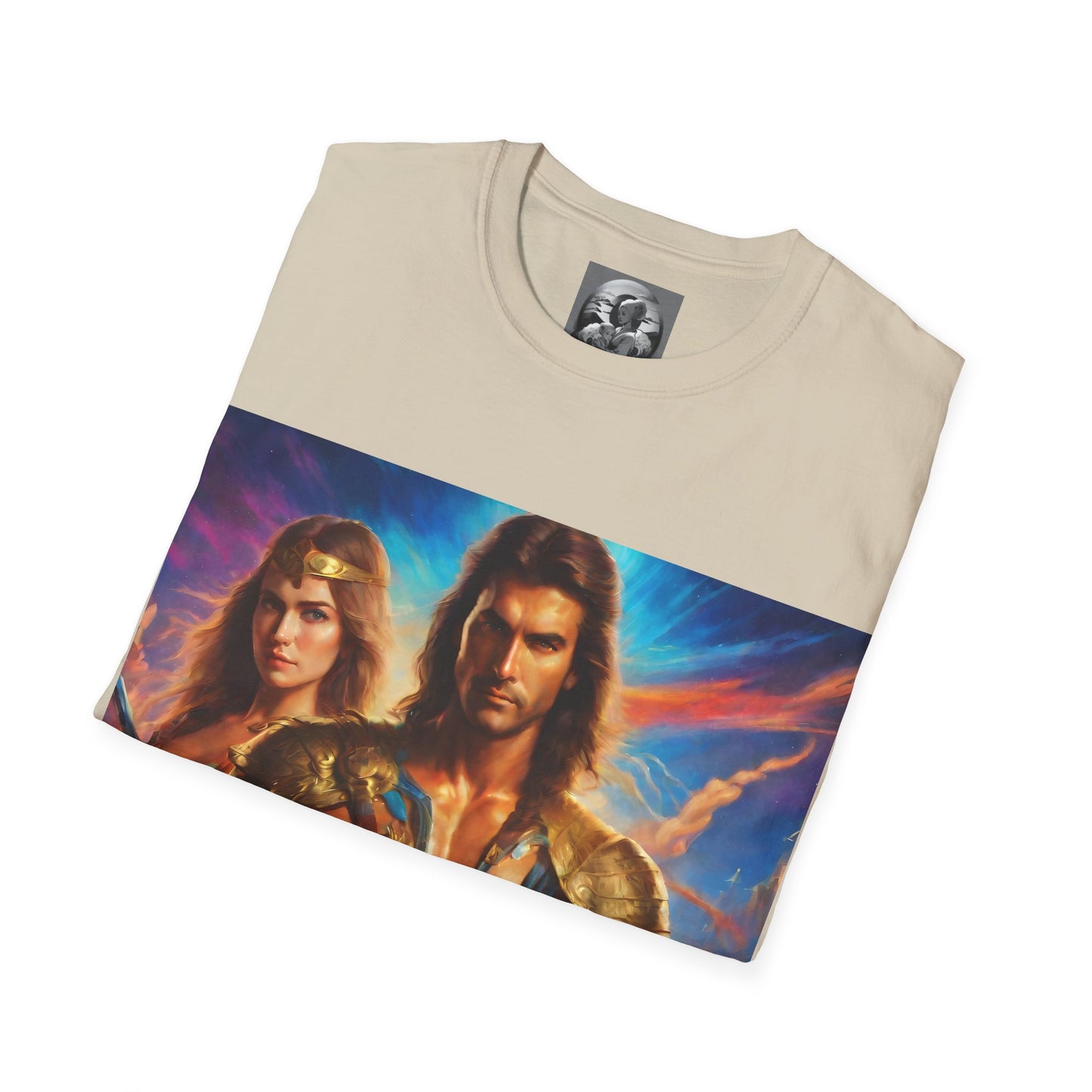 "80s medieval fantasy" Single Print Unisex Softstyle T-Shirt