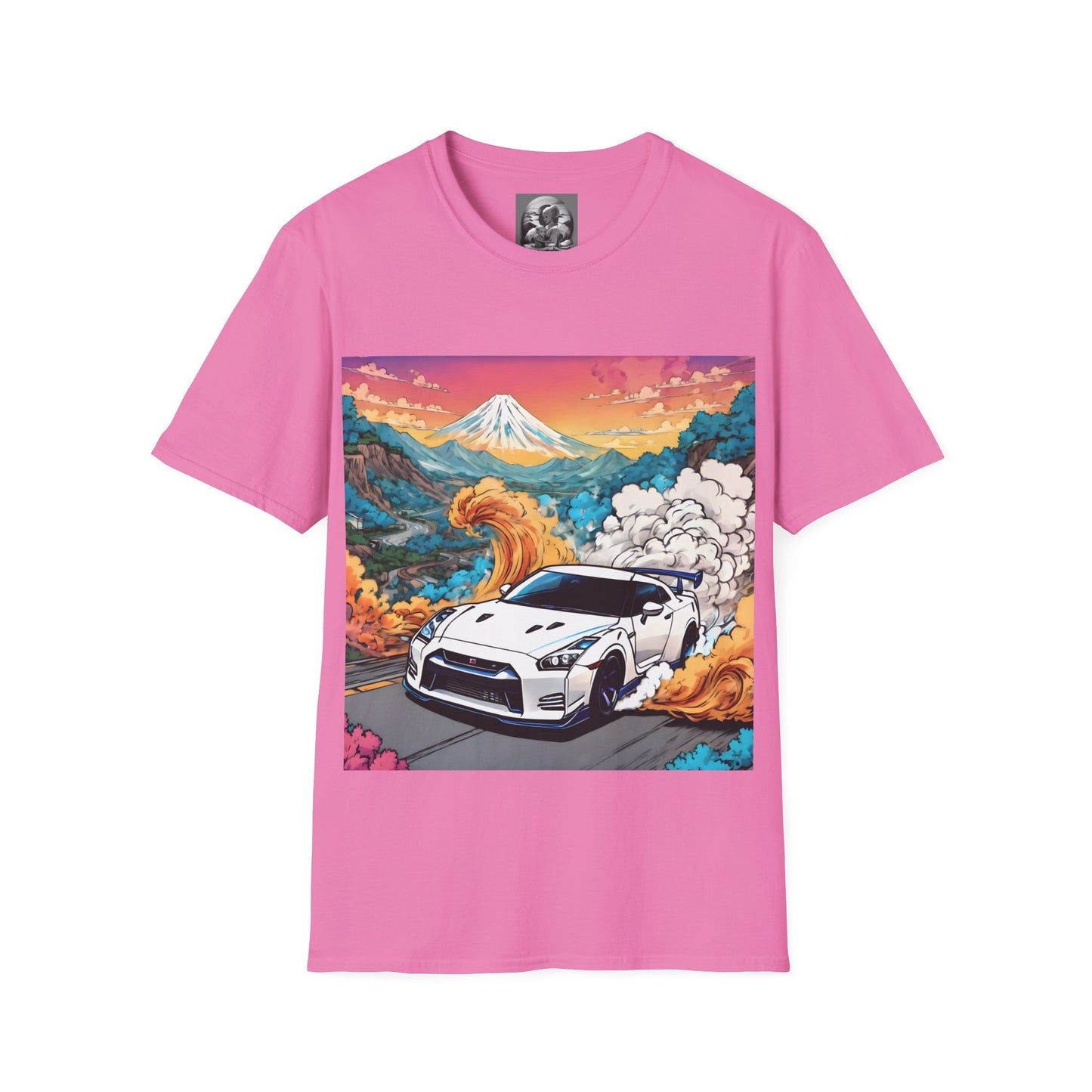 " Go, Go, Go Racing !!!!!!" Double Print Unisex Softstyle T-Shirt