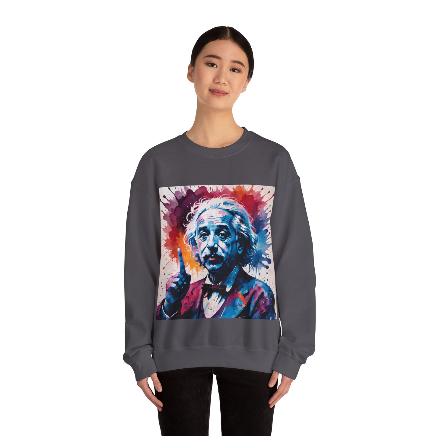 "The theory of everything" Single Print Unisex Heavy Blend™ Crewneck Sweatshirt