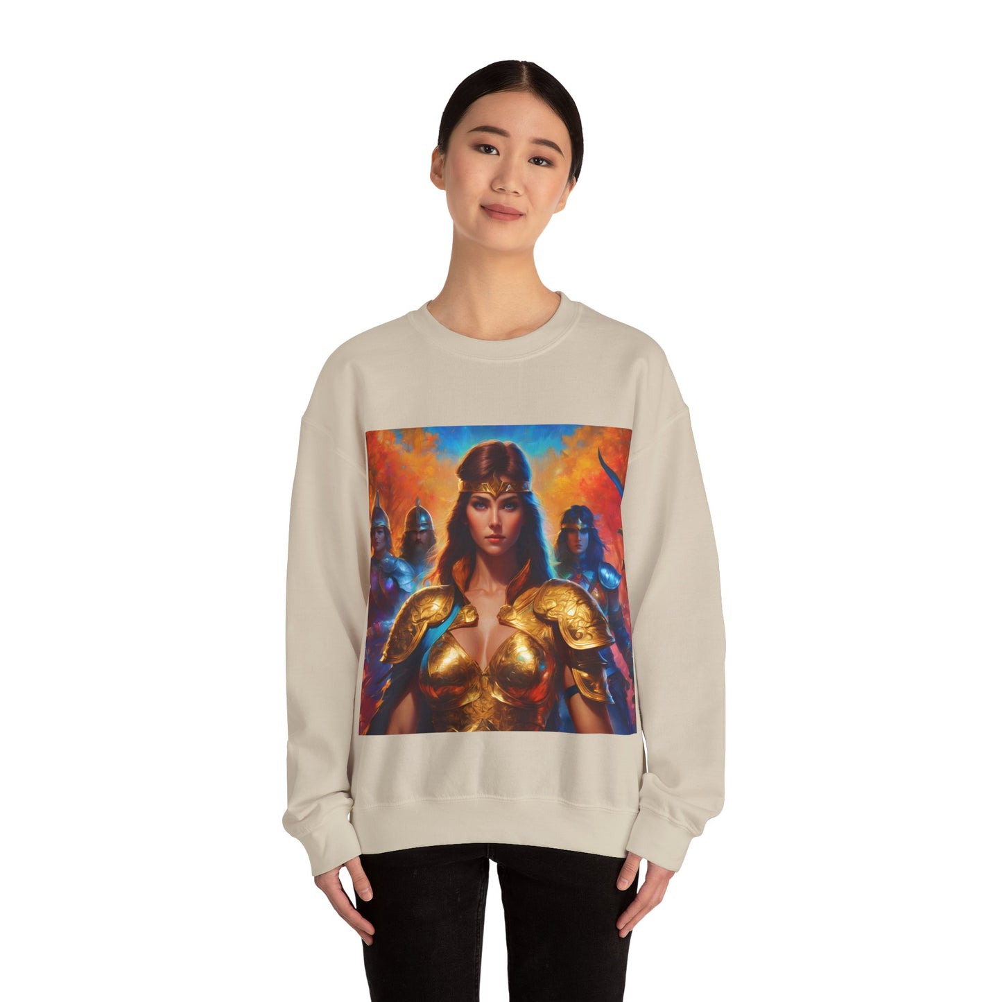 " Retro medical fantasy" Single Print Unisex Heavy Blend™ Crewneck Sweatshirt