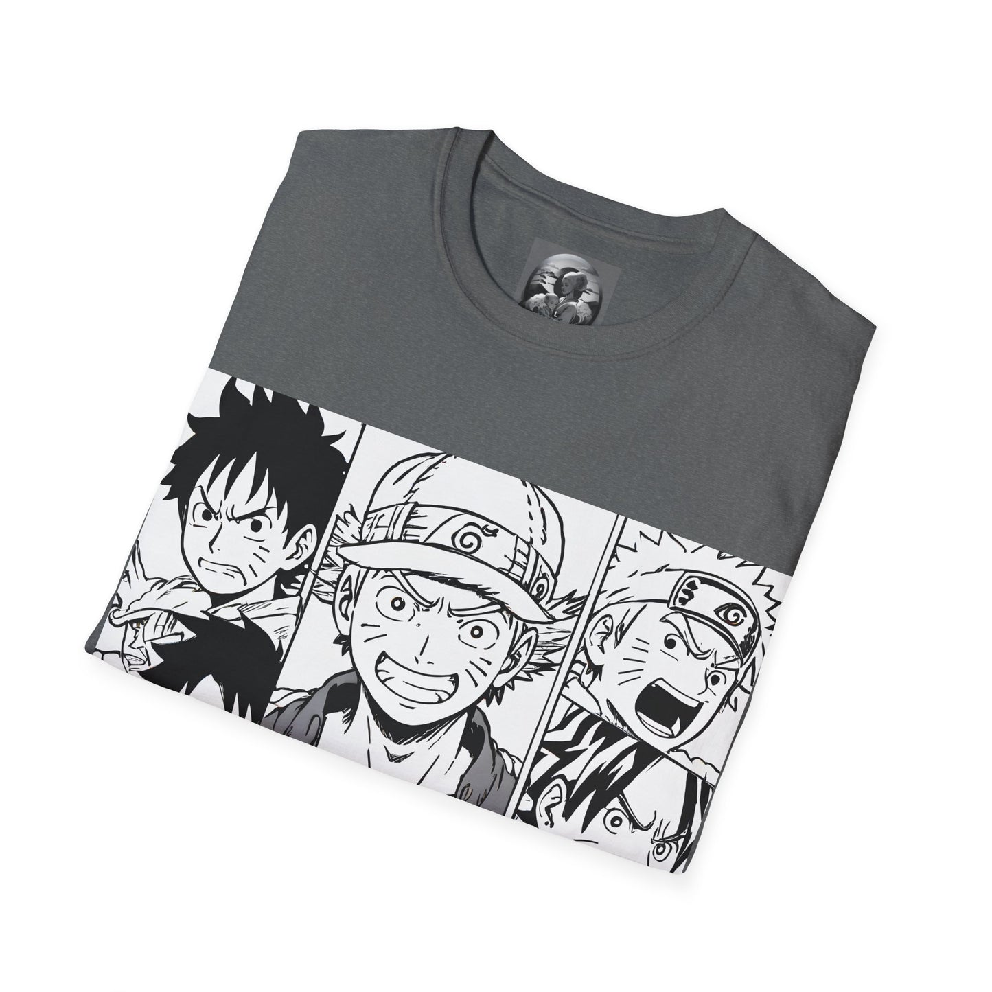 "Shonen Allstars" Single Print Unisex Softstyle T-Shirt