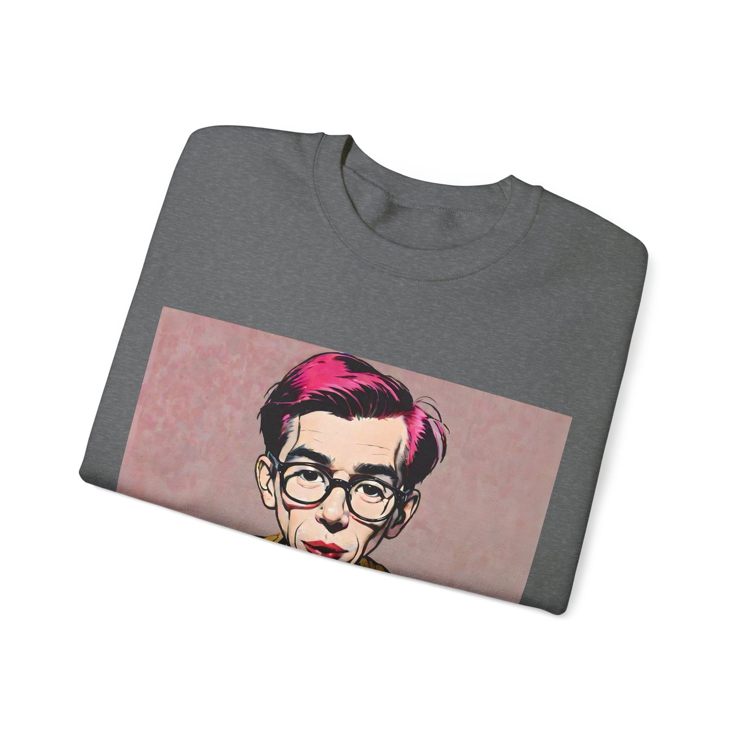 "Warhol: the abstract legend" Single Print Unisex Heavy Blend™ Crewneck Sweatshirt