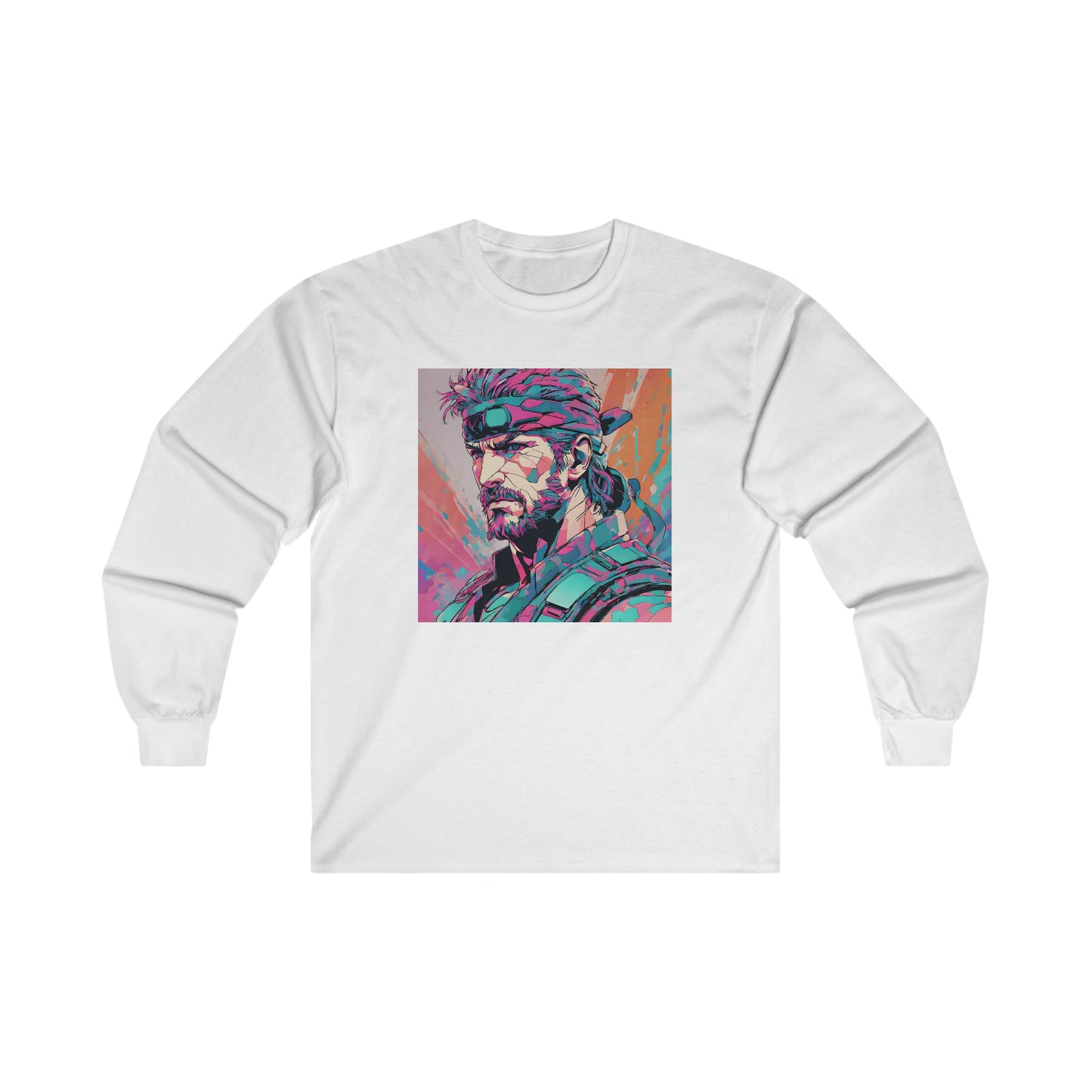 "Big Boss Snake " Single Print Ultra Cotton Long Sleeve Tee