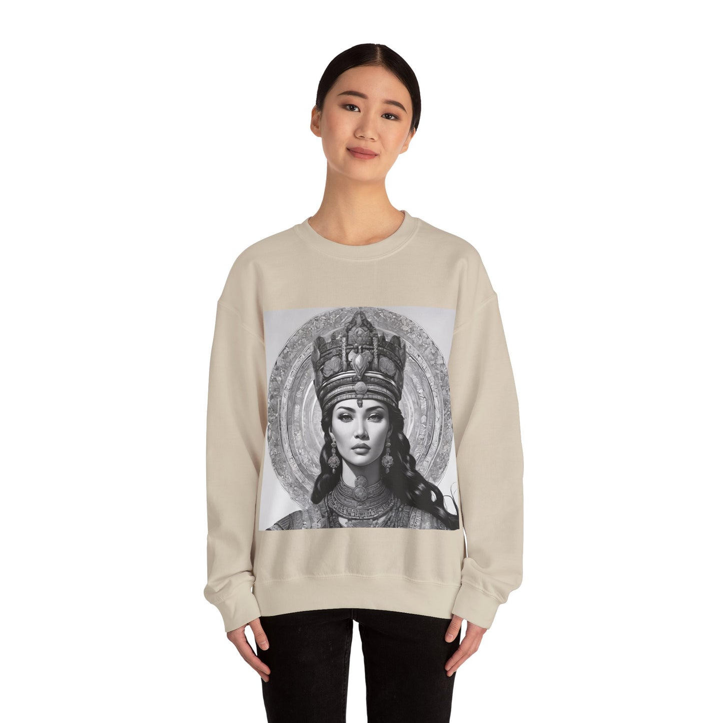 "Queen of Heritage" Unisex Heavy Blend™ Crewneck Sweatshirt