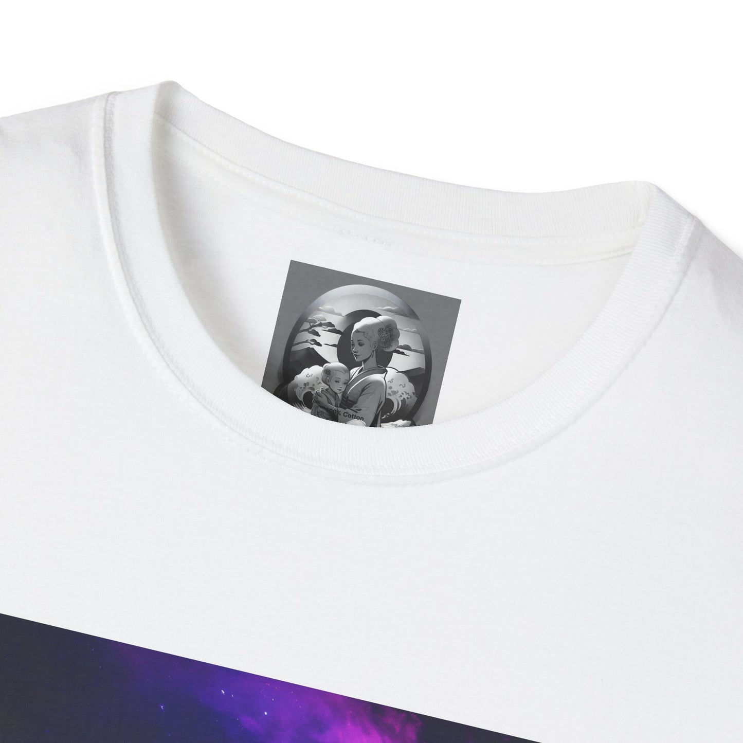 "Goodnight space cowboy" Single Print Unisex Softstyle T-Shirt