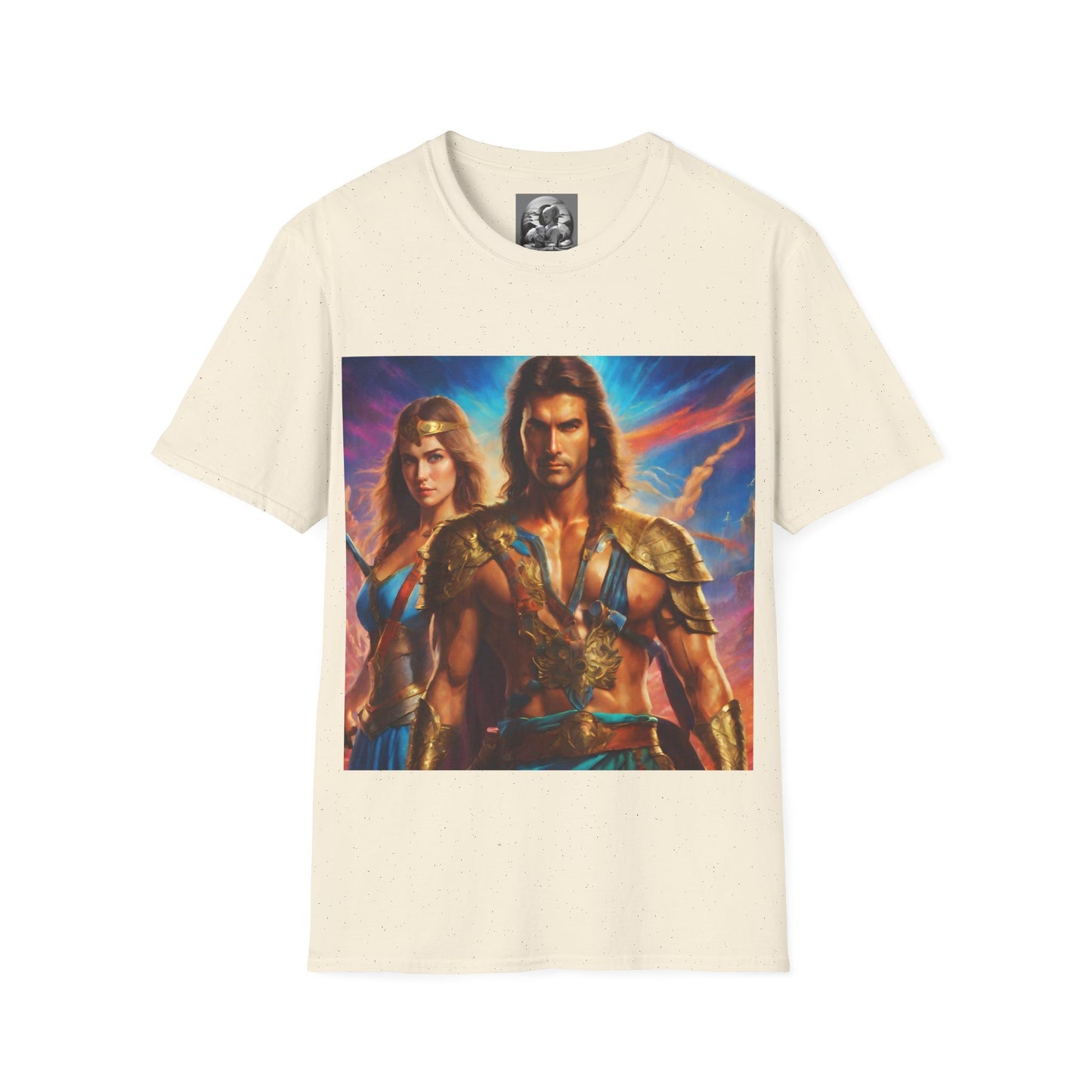 "80s medieval fantasy" Single Print Unisex Softstyle T-Shirt