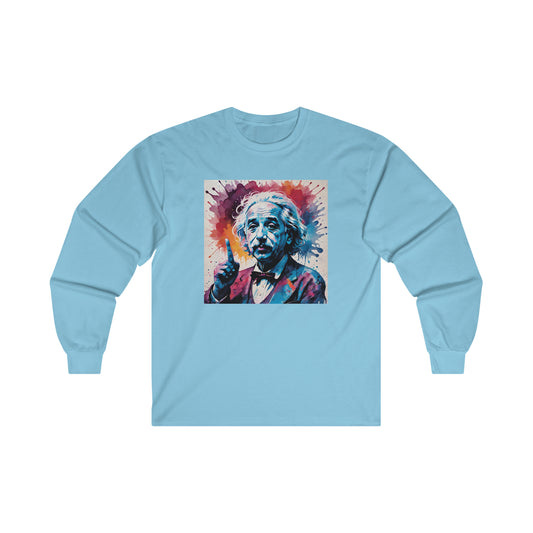 "Theory of everything" Single Print Ultra Cotton Long Sleeve Tee