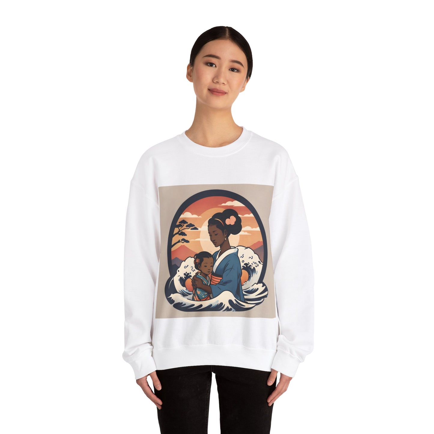 "Princess x Queen"  Single Print Unisex Heavy Blend™ Crewneck Sweatshirt