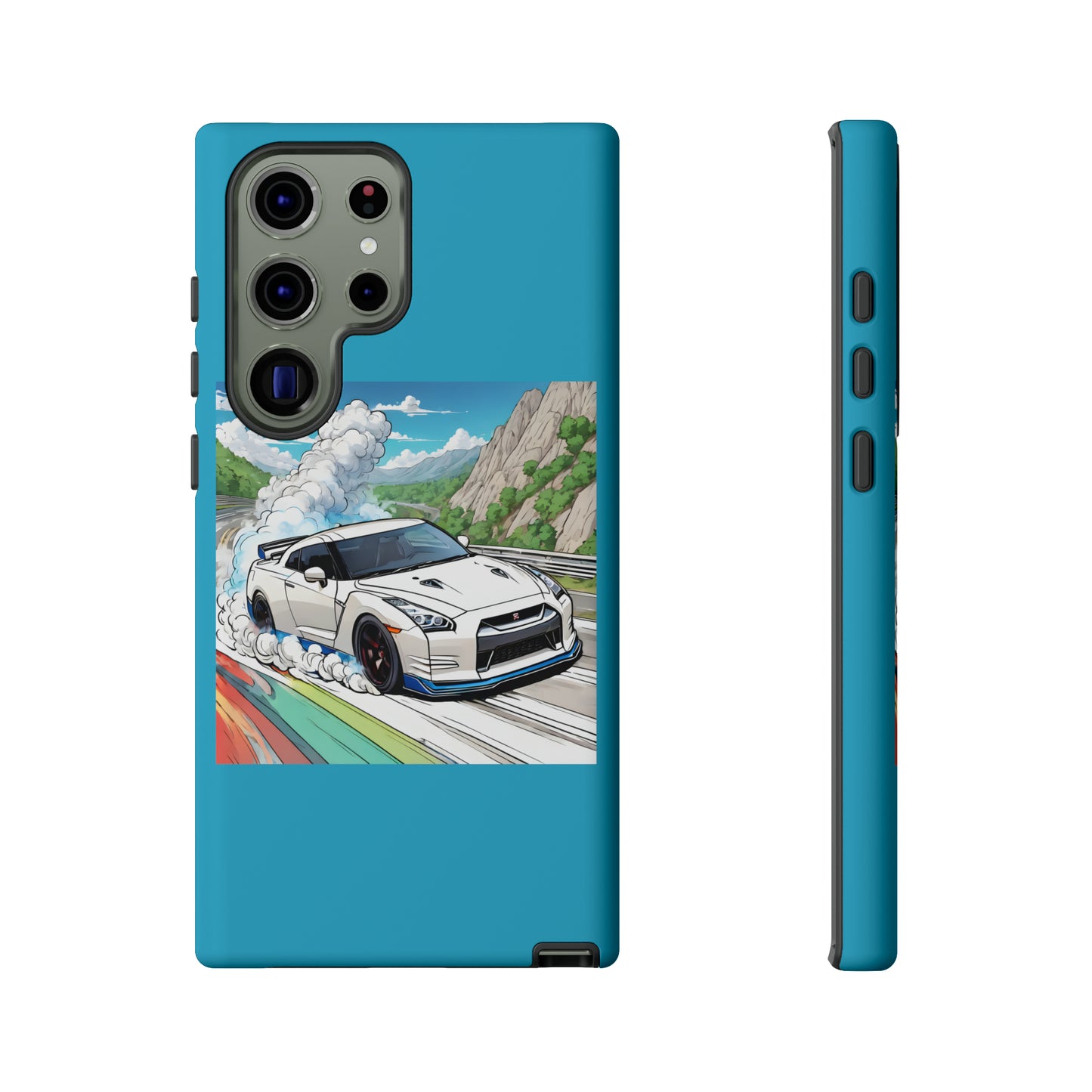 " Go, Go, Go Racing !!!!!!" Single Print Tough Cases