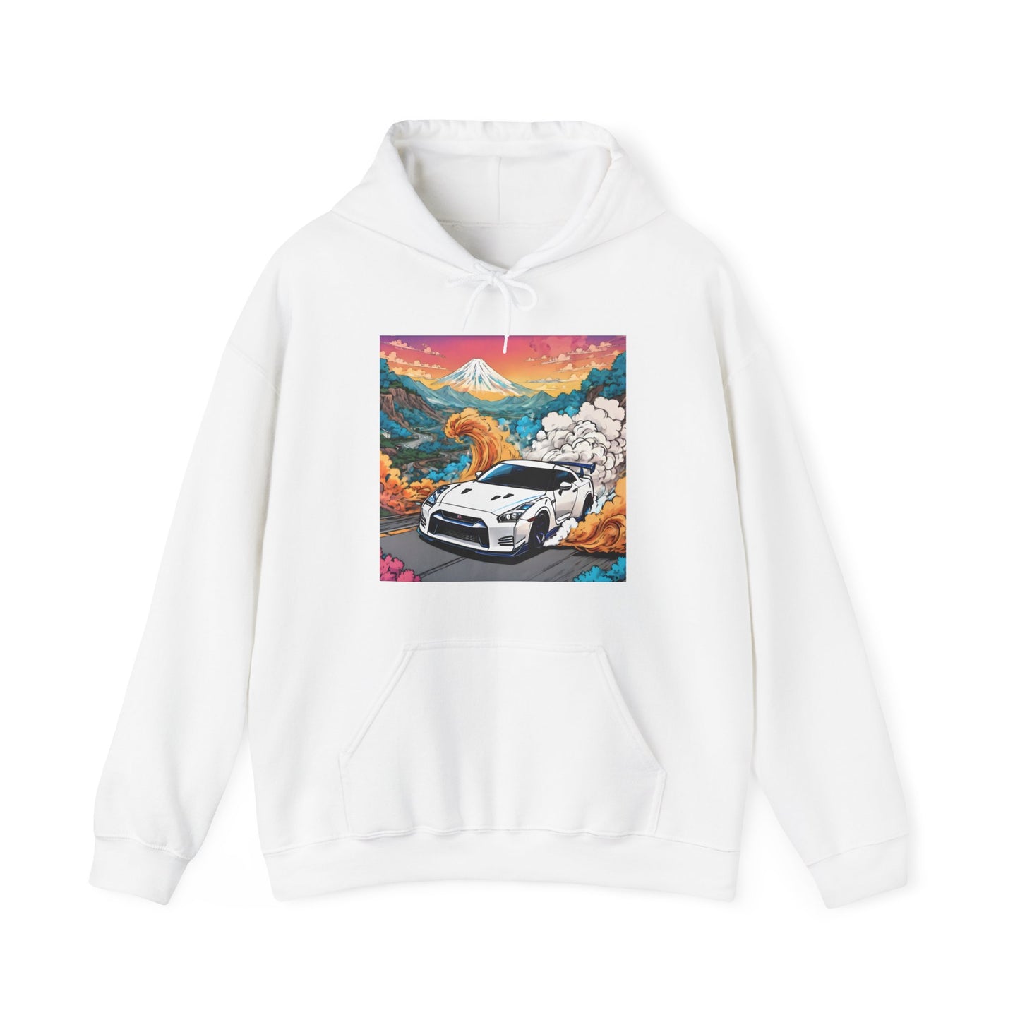 " Go, Go, Go Racing !!!!!!" Single Print Unisex Heavy Blend™ Hooded Sweatshirt