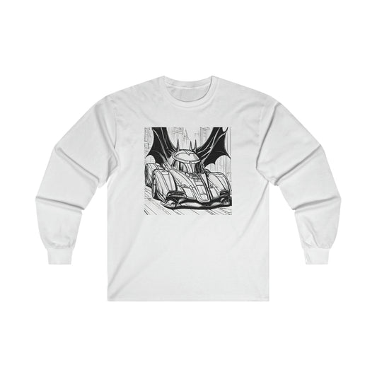 "Automobiliá de Chiroptera" Single Print Ultra Cotton Long Sleeve Tee