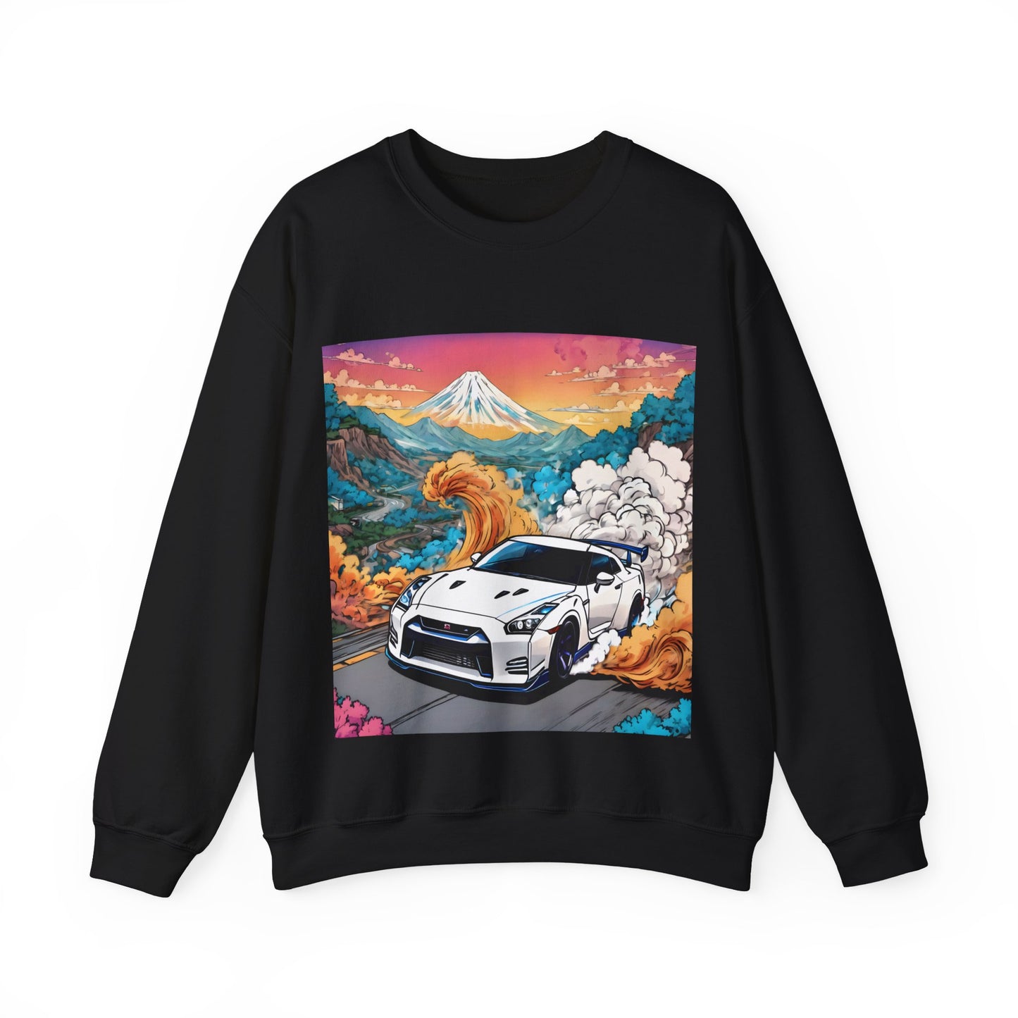 " Go, Go, Go Racing !!!!!!" SinglePrint Unisex Heavy Blend™ Crewneck Sweatshirt