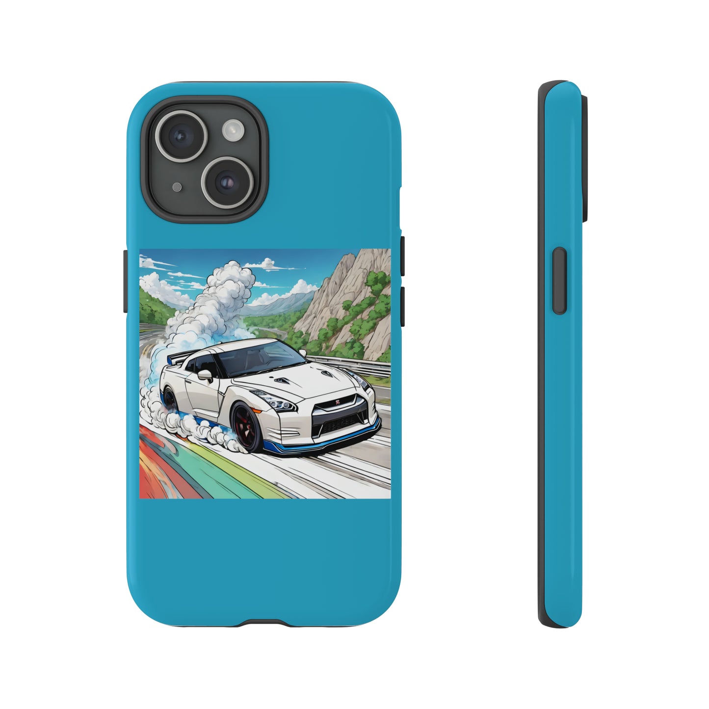 " Go, Go, Go Racing !!!!!!" Single Print Tough Cases